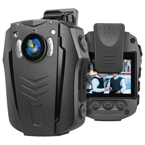 фото Персональный носимый видеорегистратор boblov c22070 super hd, 5 ч записи, wi-fi, обзор 170°, пре-запись, 64 гб памяти, з