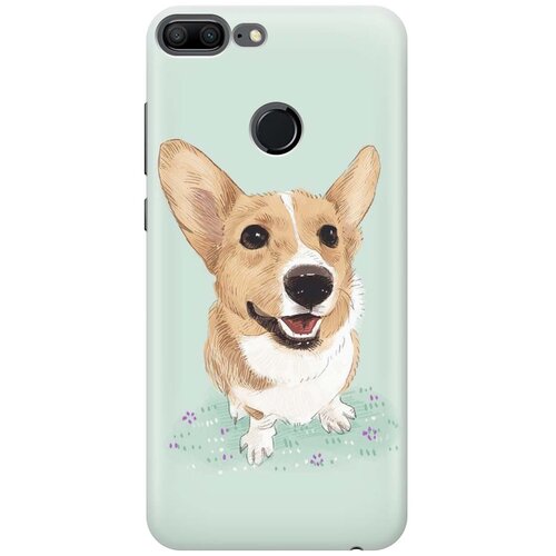 фото Gosso ультратонкий силиконовый чехол-накладка для honor 9 lite с принтом "корги"