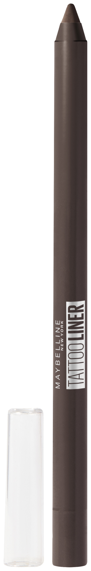 Maybelline New York Карандаш для глаз гелевый Tattoo Liner, оттенок 910, Каштановый