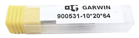 GARWIN INDUSTRIAL 900531-10*20*64 Борфреза цилиндрическая с торцевыми зубьями 10x20x64 VHM AL форма B (серия 900531)