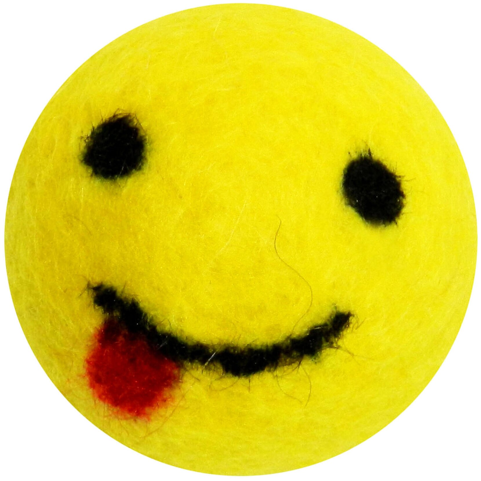 Мяч из шерсти LIVEZOO Smile Язык 4 см