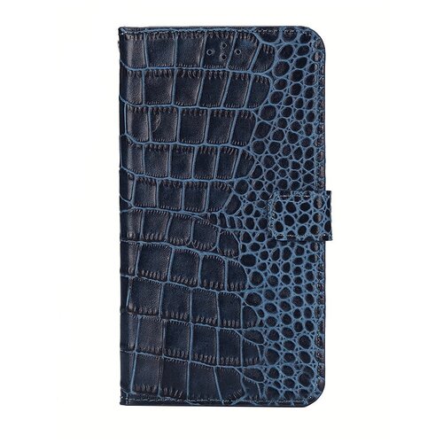 фото Чехол-книжка mypads premium для huawei honor 8 pro/ huawei honor v9 (duk-al20) из качественной импортной натуральной кожи теленка с фактурной прошивкой рельефа кожи крокодила экзотический синий