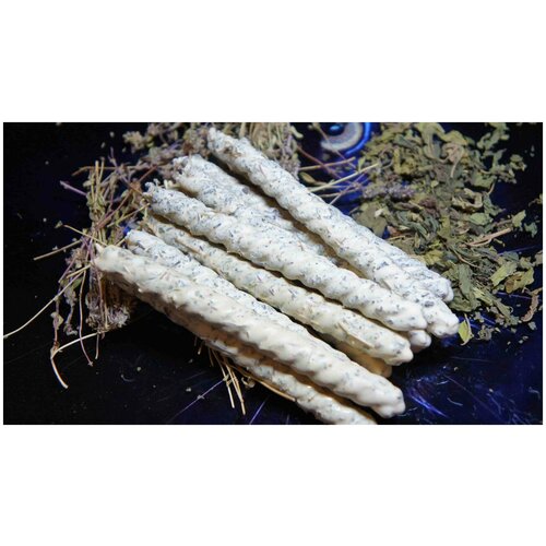 Свеча - скрутка белая для Защиты дома и семьи (5 шт.)