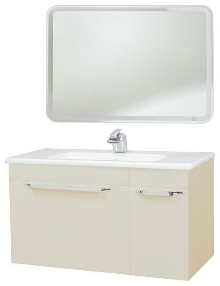 Комплект (гарнитур) Bellezza Мебель для ванной Bellezza Альдо 80 бежевая