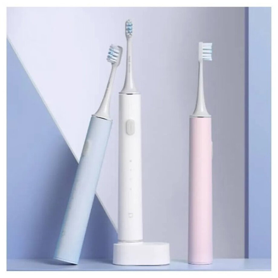 Электрическая зубная щётка Mijia Sonic electric toothbrush T500 (MES601) белый - фотография № 8