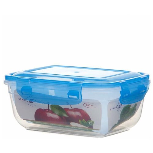 Воздухонепроницаемый прямоугольный контейнер (цвет в ассортименте)