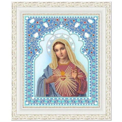 Рисунок на ткани «Конёк» 7103 Непорочное сердце Марии, 20х25 см икона настольная непорочное сердце марии