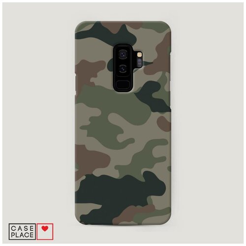 фото Чехол пластиковый samsung galaxy s9 plus камуфляж 1 case place