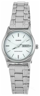 Наручные часы CASIO, серебряный, белый