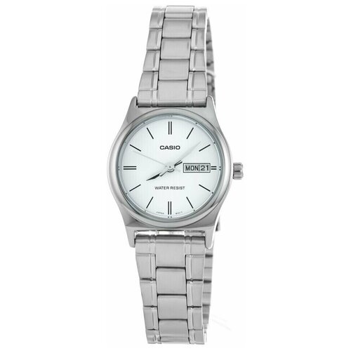 Наручные часы CASIO, серебряный, белый наручные часы casio серебряный белый