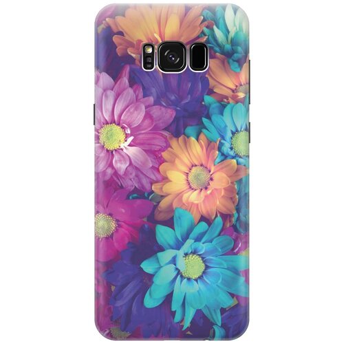 фото Силиконовый чехол на samsung galaxy s8+ / s8 plus / самсунг с8 плюс с принтом "много цветов" gosso