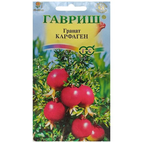 Семена. Гранат карликовый Карфаген, 5 штук (10 пакетов) (количество товаров в комплекте: 10)