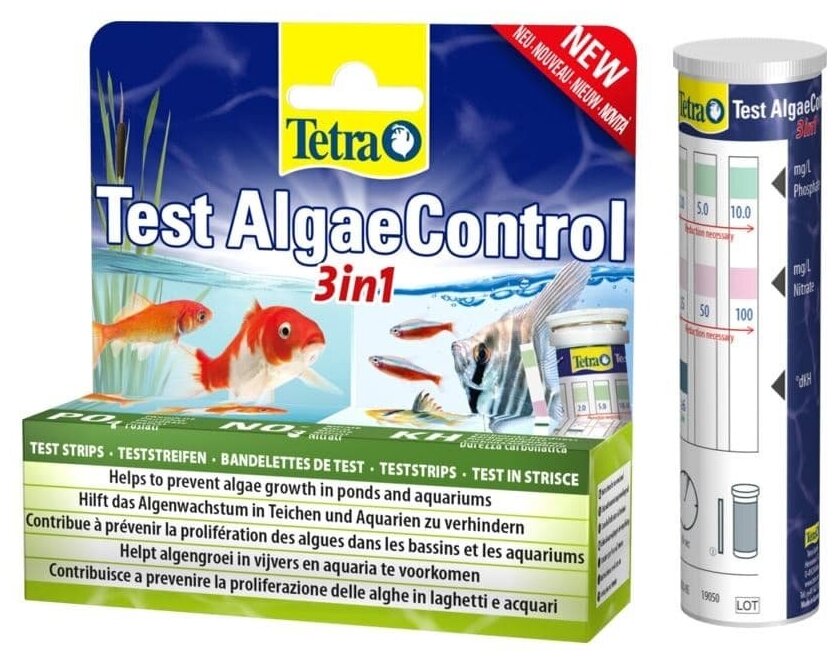 Тест TETRA Test AlgaeControl 3in1 полоски PO4/NO3/KH для пресной воды 25шт. - фотография № 7