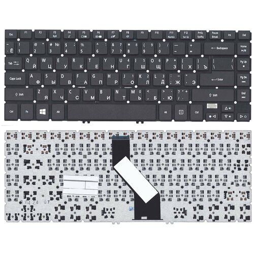 Клавиатура для ноутбука Acer Aspire V5-473G черная 1166₽
