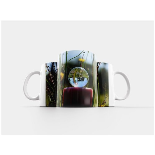 фото Кружка "природные, пейзаж, цветущее растение" 320 мл lotsprints