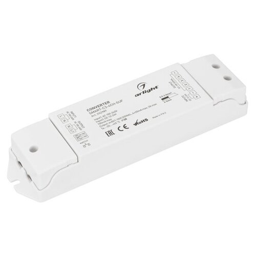 Конвертер SMART-C3-4CH-SUF (12-24V, RF-0/1-10V, 2.4G) (Arlight, IP20 Пластик, 5 лет) high temperature pressure transmitters output signal 4 20ma 0 5v 0 10v range 0 1 100mpa high temperature pressure monitoring