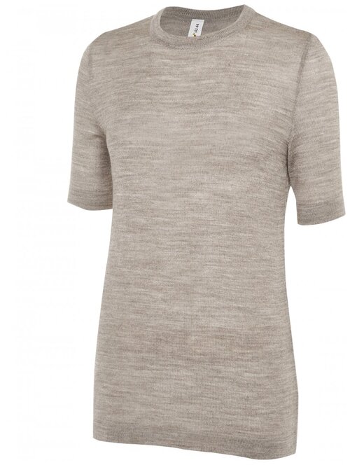 Термобелье футболка doctor tm, джерси, шерсть, влагоотводящий материал, воздухопроницаемое, размер 50-52, серый