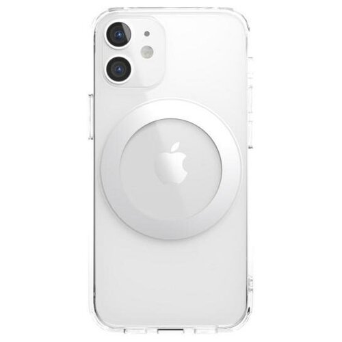 фото Накладка switcheasy "magcrush" для iphone 12 mini прозрачный серебряный gs-103-121-236-26