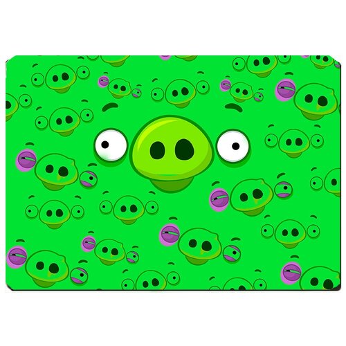 фото Игровой коврик для мыши angry birds зеленая drabs