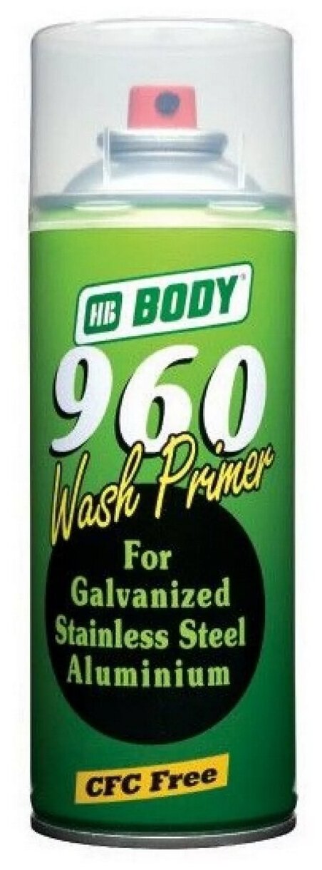 Грунт Body "960 Wash Primer", кислотный, аэрозоль, 400 мл.