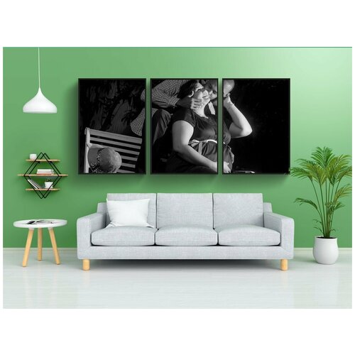 фото Набор модулных постеров для интерьера "беременная, любовь, мама" 60x90 см. в тубусе, без рамки lotsprints