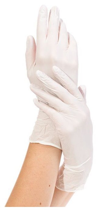 Archdale, перчатки для маникюриста нитриловые Nitrimax (белые, XS), 50 пар