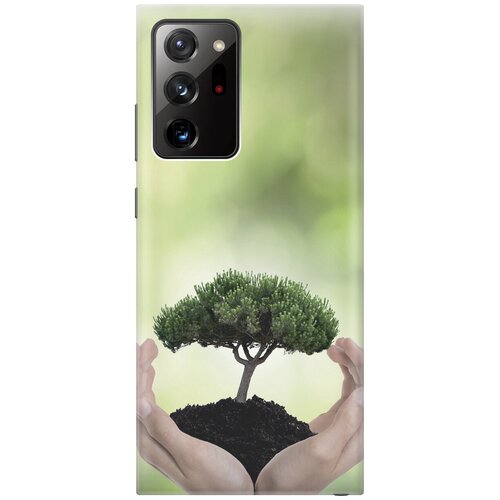 фото Силиконовый чехол на samsung galaxy note 20 ultra / самсунг ноут 20 ультра с принтом "оберегайте природу gosso