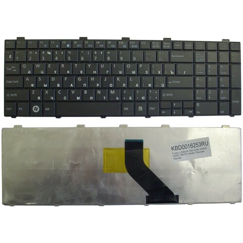 Клавиатура для ноутбука Fujitsu CP478133-02 черная 111000₽