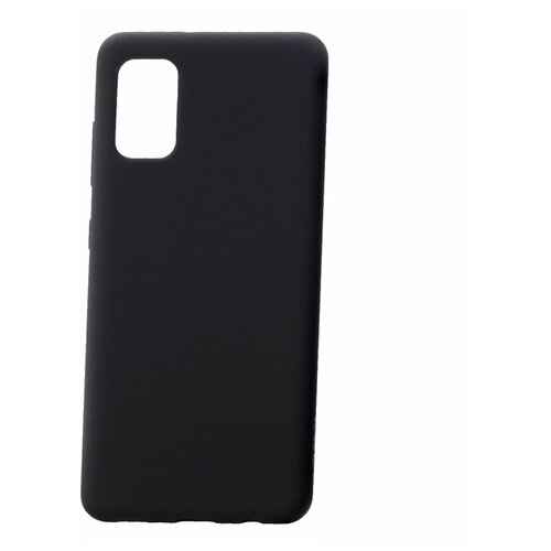 фото Чехол на samsung galaxy a41 kruche silicone plain black кruче