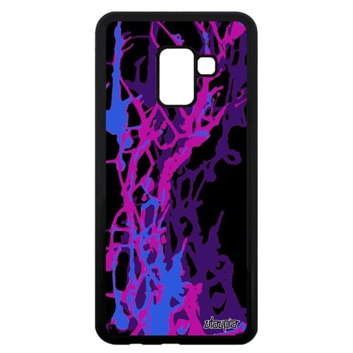 фото Чехол для телефона // galaxy a8 2018 // "огонь" абстракт дизайн, utaupia, красный