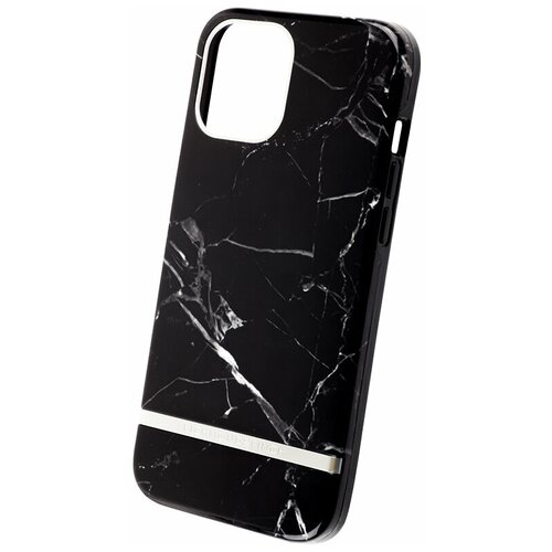 Панель-накладка Richmond  & Finch Marble Glossy Black для iPhone 12 Pro Max