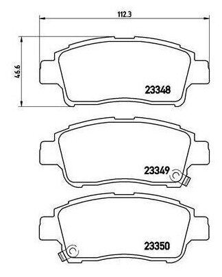 Колодки тормозные дисковые Trialli PF4344