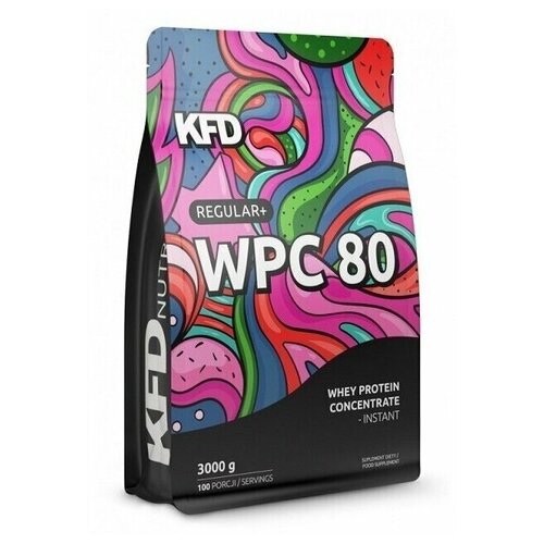 фото Протеин kfd regular+ wpc 80 3000 гр. молочная карамель kfd nutrition