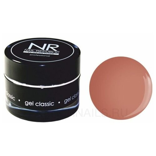 Nail Republic, Gel CLASSIC №06/1 Персиково-розовый - гель для моделирования и укрепления ногтей, 15 гр portable 36w pink nail dryer machine uv led usb cable home use nail uv gel varnish dryer led nail lamp tool zynwy 61