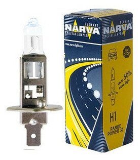 Лампа автомобильная галогенная Narva 48320 H1 12V 55W NVA P14,5s 2900K 1 шт.