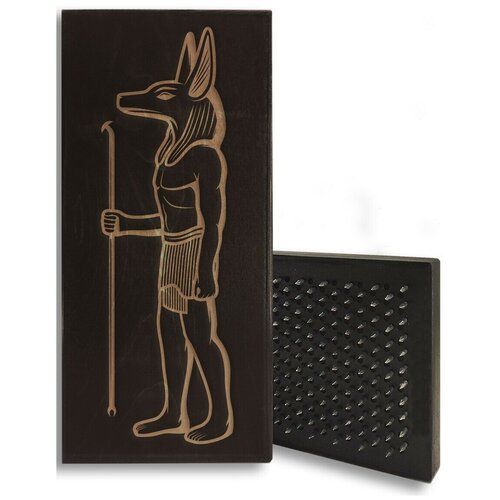 фото Доска садху с динамическими гвоздями, древний египет - 368 шаг 10мм черная goodwood