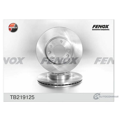 FENOX TB219125 Диск тормозной Mazda 6 02-