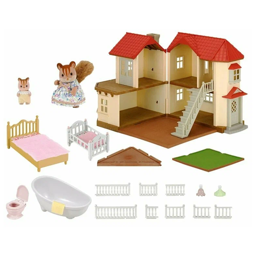 Игровой набор Sylvanian Families Большой дом со светом (подарочный набор) 5058