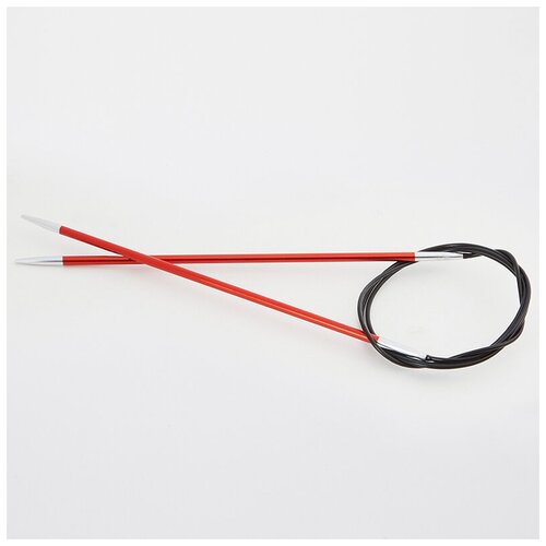 Спицы для вязания Knit Pro круговые Zing 60см, 2,75мм, арт.47094 спицы круговые knitpro zing 60 см 3 5 мм