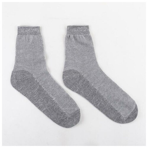 Носки , размер 25, серый мужские носки holty 1 пара классические вязаные размер 25 размер 40 черный