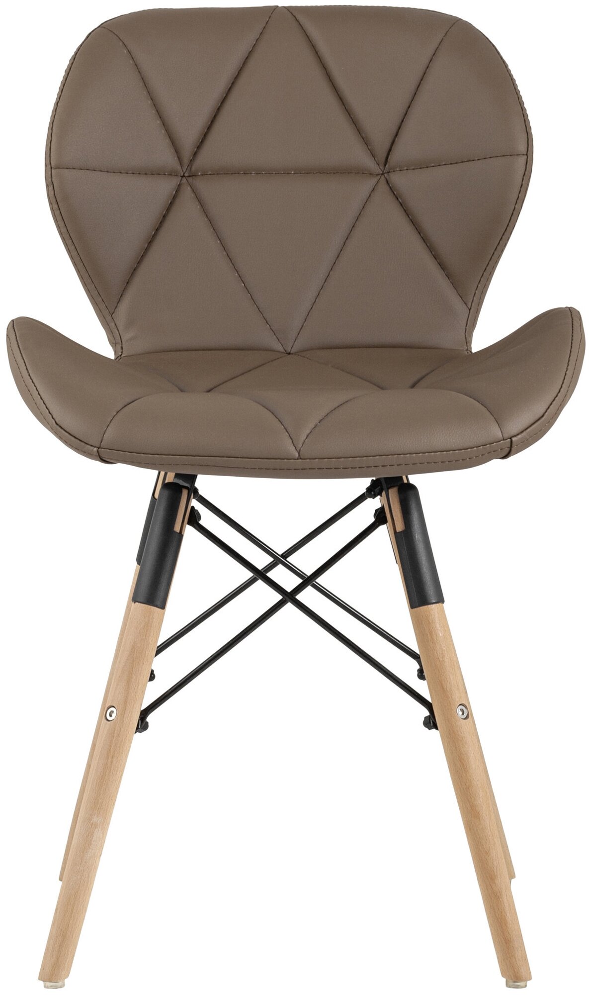Комплект стульев STOOL GROUP Бон, массив дерева/искусственная кожа, 4 шт., цвет: коричневый - фотография № 2