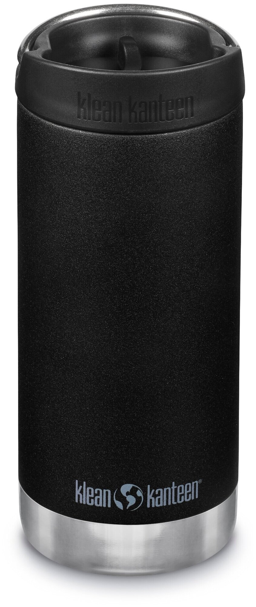 Термокружка Klean Kanteen TKWide Cafe Cap 12oz (355 мл) Black 1008302 - фотография № 1