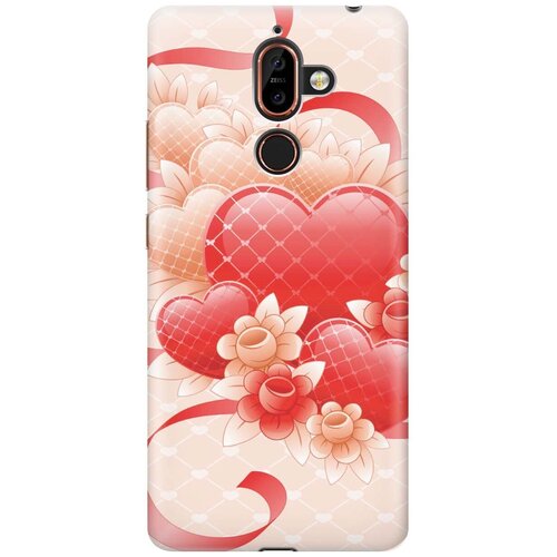 фото Re:pa накладка transparent для nokia 7 plus с принтом "с любовью"