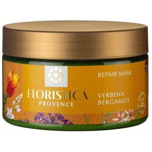 FLORISTICA Маска натуральная PROVENCE для окрашенных и поврежденных волос интенсивное восстановление, 250мл
