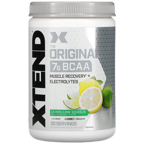 фото Аминокислотный комплекс scivation xtend original bcaa, лимон-лайм, 420 гр.