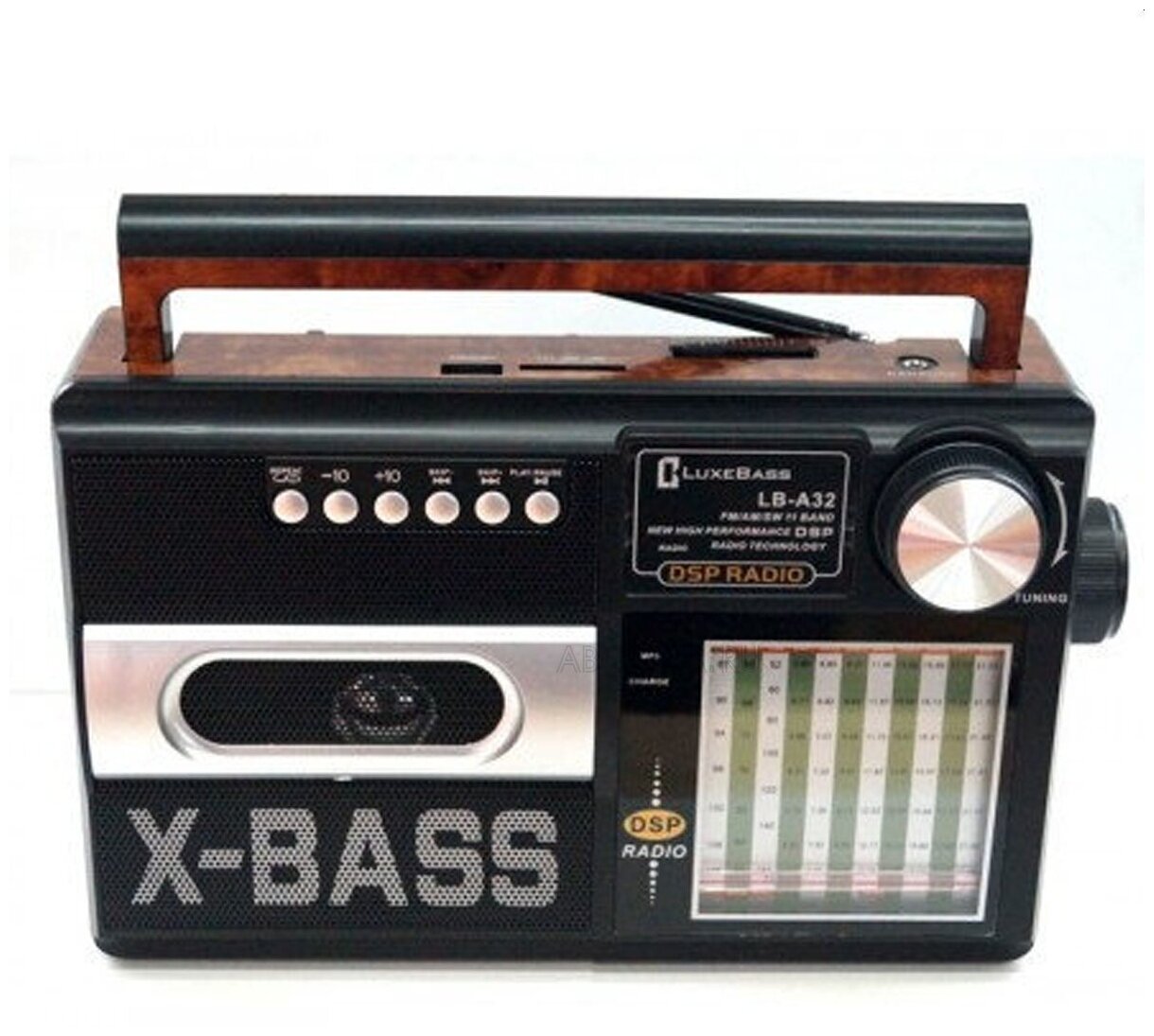 Радиоприемник Luxe Bass LB-A32/USB, SD/10 раздельных диапазонов