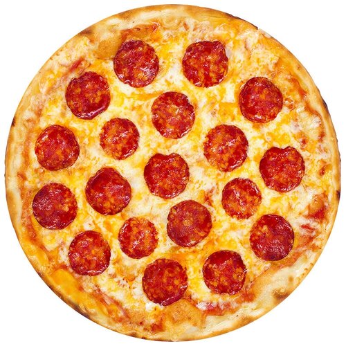 Плед круглый флисовый Пицца