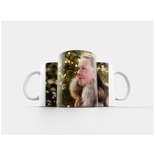 фото Кружка "портрет, глаза, зима" 320 мл lotsprints