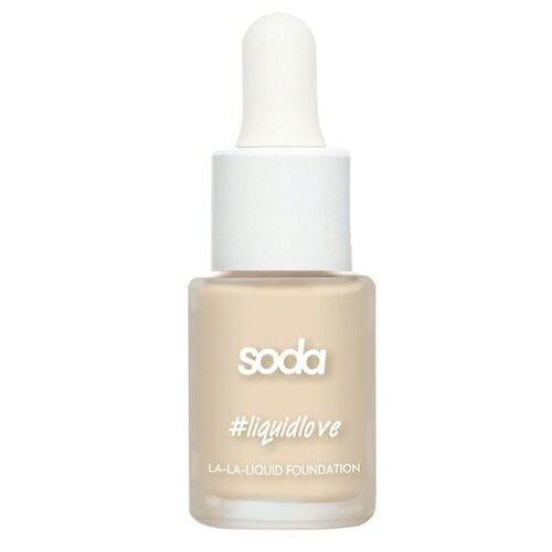 Soda Тональный флюид La-La-Liquid Foundation #liquodlove, 12 г, оттенок: 104 banana smoothie