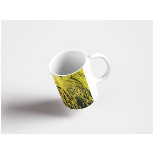 фото Кружка "пшеница, зерна, от чайтанья k 320 мл. белая lotsprints